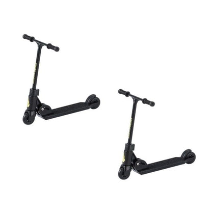 ZLmoue 2Pcs Black T-Head Finger Scooter, Stress Relief Desk Gadget for Skate Fans and Office Workers, Precision Control for Smooth Tricks and Focus