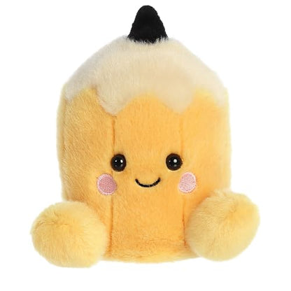 Aurora® Adorable Palm Pals™ Tike Pencil™ Stuffed Animal - Pocket-Sized Play - Collectable Fun - Yellow 5 Inches