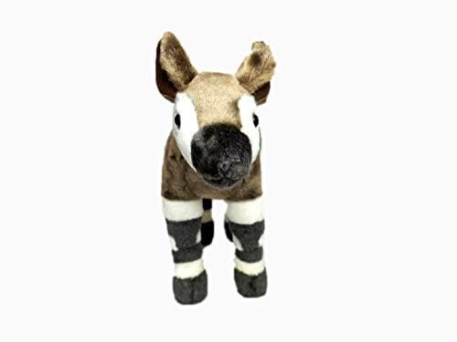 TAMMYFLYFLY Okapi Plush, Stuffed Animal, Okapia Plush Toy, Gifts for Kids, Cuddlekins 12 Inches