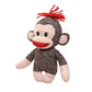 Plushland Original Curioso Brown Sock Monkey, Hand Knitted, Stuffed Animal Toy Gift-for Kids, Babies, Teens, Girls and Boys Baby Doll Present Puppet 6