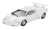 MINI GT Countach 25th Anniversary White Limited Edition 1/64 Diecast Model Car MGT01134