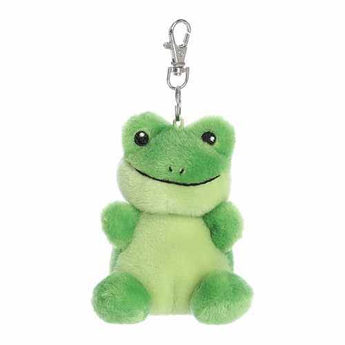Aurora® Adorable Palm Pals™ Ribbits Frog™ Clip-On- Fun Collectible Plush for Kids and Adult Collectors - Perfect for Backpacks and Birthday Gifts