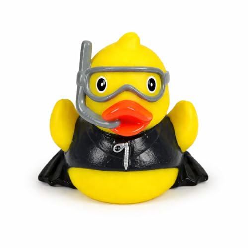 3" Rubber Duck [Sealed Hole, Floats Upright] - Baby Safe Bathtub Bathing Toy - Snorkel Rubber Duck