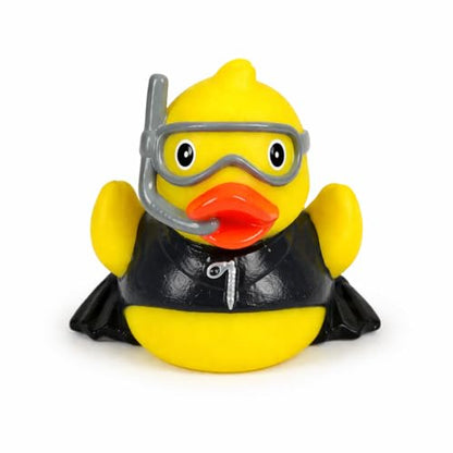 3" Rubber Duck [Sealed Hole, Floats Upright] - Baby Safe Bathtub Bathing Toy - Snorkel Rubber Duck