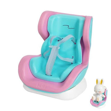 KBBYT Doll Car Seat for 6-7 Inch Dolls with Elastic Strap & Magnetic Base - Vent Clip Mount and Desk Stand, for Blind Box Collectors