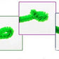 Carykon Super Fuzzy Chenille Stems Pipe Cleaners, Pack of 100 (Light Green)