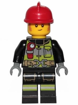 LEGO City: Fireman Clemmons Minifigure with Fire Quad