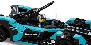 LEGO Speed Champions Formula E Panasonic Jaguar Racing Gen2 car and Jaguar I-PACE eTROPHY 76898 Building Kit (565 Pieces)