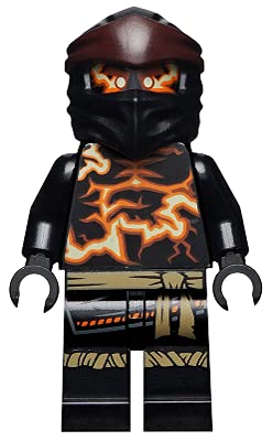 LEGO Ninjago: Cole Minifigure from Master of The Mountain with Drilling Weapons