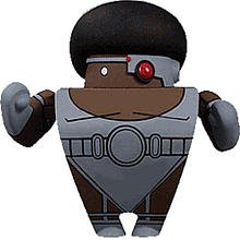 DC Comics Blammoids Series 3 Cyborg Figure