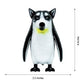 Randimals Penguin & Husky Dog Hybrid Realistic Animal Toys - Unique Mix of Safari Toys & Farm Animals Small Figurines - P-Dawg Mini Figures for Kids