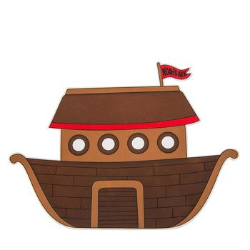 VBS Sunday School Kids' Noah's Ark Scene Foam Craft Kit - 120 Piece - Makes 6