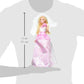Barbie Bridal Fashion Doll Clothes & Accessories Set, Blonde Bride in Fantasy-Inspired White & Pink Wedding Dress with Ring, Veil & Bouquet
