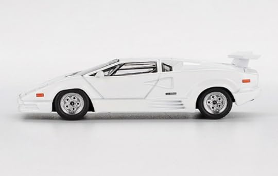 MINI GT Countach 25th Anniversary White Limited Edition 1/64 Diecast Model Car MGT01134