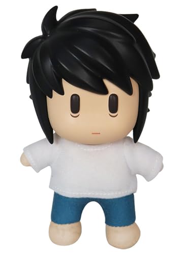 Great Eastern Entertainment Death Note - L Plastic Head Movable Plush 4.5" H