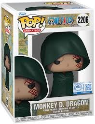 POP! Animation: One Piece - Monkey D. Dragon Chrono Toys Pre-Release Sticker with Protector