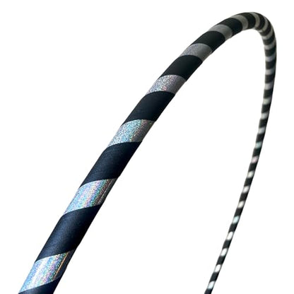 36 inch Dance Hula Hoop | Lighter Weight at 11 oz | Made in the USA Black
