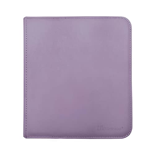 Ultra Pro Vivid 12 Pocket Card Binder with Zipper - Purple