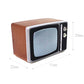 EatingBiting 1:12 Miniature Doll Furniture Resin Retro TV Model Television Scenes 1/12 Resin Retro Style Mini House Living Room Appliances Decoration