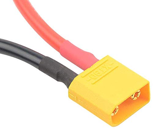Yiqigou 2-Pack XT90 Plug Series Battery Connector 1 Female to 2 Males Adapter Lead with 3.93inch 10AWG Silicone Cable for RC Battery Helicopter