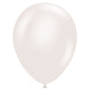 TUFTEX 10037 Latex Party Balloons, 11", Pearl Sugar White, Pack of 100