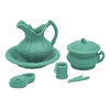 Melody Jane Chrysnbon Dollhouse Blue Chamber Pot Set 1:12 Model Kit M-159
