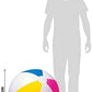 INTEX 24" Inflatable Paradise Panel Colorful Beach Ball - 59032EP (Set of 4)