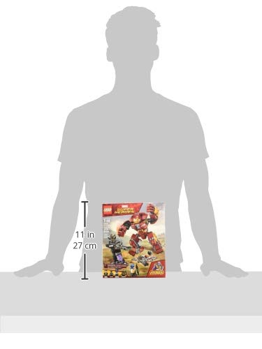 LEGO Marvel Super Heroes Avengers: Infinity War The Hulkbuster Smash-Up 76104 Building Kit features Proxima Midnight, Outrider, and Bruce Banner