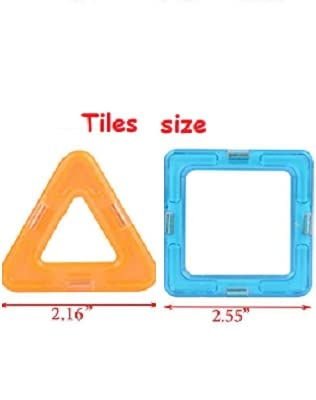 30-Piece Magnetic Tile Building Block Set - STEM Toy for Kids, for Boys & Girls