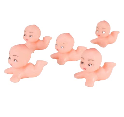 1.75 Inch Mini Kewpie Plastic Dolls 12 Pieces Baby Shower Favors Decoration