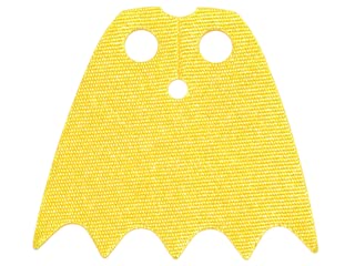 LEGO Accessories: Superheroes Replacement Batgirl and Robin Yellow Capes (Starched)