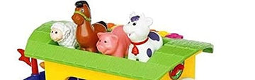 Kiddieland Noah’s Ark Shape Sorter Toy - Musical Boat with 9 Animals
