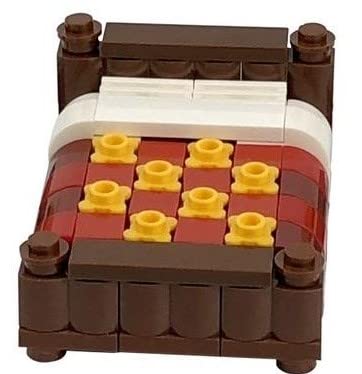 General Jim's Building Blocks Bricks House Furniture Set for Bedroom Living Room & Dining Room for City Street Houses Fun for All Building Levels