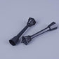 10 Pcs Black Mini Miniature Street Light Model, Railway Train Post Lamps, Black Lamp Outdoor Pathway Lantern Post for Dollhouse Decoration Micro