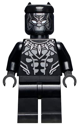 LEGO Marvel Superheroes: Black Panther Minifigure with Royal Talon Fighter and Black Cape
