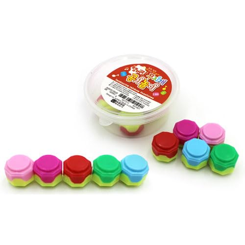 It'saKthing_ Gonggi Konggi Korean Jacks Stone Game Play Nori Gonggi Korean Traditional Game [Package and Color May Varable] (10 Pcs) (1 Set) / ?? ??