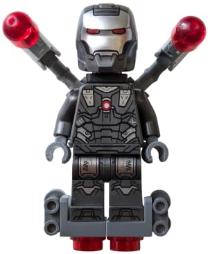 LEGO Marvel Superheroes: War Machine Minifigure with Laser Shooters - Ages 6+