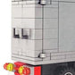 General Jim's Black Semi Truck Building Blocks Set - 231mm Highly Detailed Model - Realistic Black Cab, Gray and Yellow Trailer, Mirrors, Exhaust
