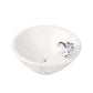 Dollhouse Bathroom Sink 1:12 Miniature Resin Ceramic Round Wash Basin Bathroom Sink Model for Dollhouse Supplies White