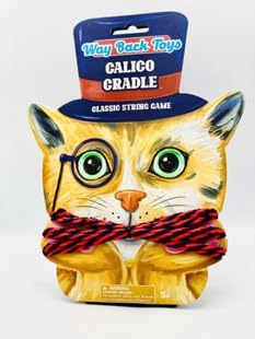 Continuum Games Way Back Toys Calico Cradle, Game of Steady Hands and Skill, Novelty Family Fun Game for Ages 5 and up
