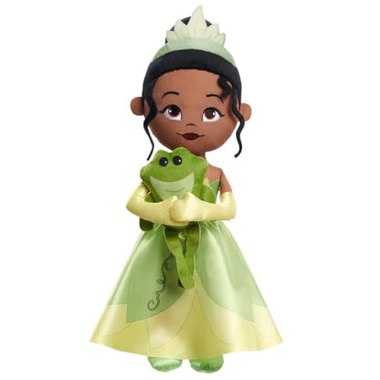 Disney Princess Lil' Friends Plush Tiana & Naveen 14.5-inch Plush Doll, Officially Licensed Kids Toys for Ages 3 Up, Gifts and Presents by Just Play