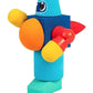 Blockaroo Magnetic Foam Building Blocks - 10-Piece Robot, Bath Toys for Toddlers, Preschool Toys, Bathtub Toys, Sensory Toys, Blocks for Toddlers 3-5