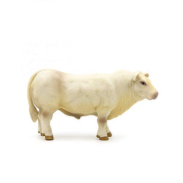 Little Buster Toys Charolais Bull - Realistic Bull, 1/16th Scale
