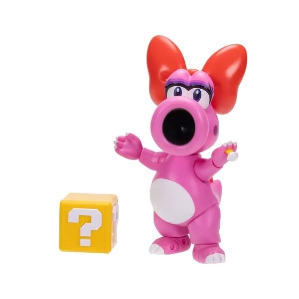 Super Mario 4 inch Birdo with Question Block Action Figure