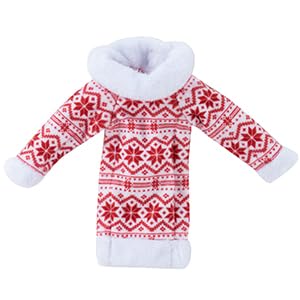 The Elf on the Shelf Christmas Tradition Set with Scout Elf, Red Holiday Mascot, Storybook, Brown Eyes, Claus Couture Snowflake Sweetie Dress
