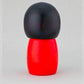 Usaburo Sosaku Kokeshi Doll Osanago Red Color Small Size Made in Japan