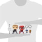 Funko POP Marvel: Civil War Hawkeye Spiderman, Iron Man & Captain America Keychain