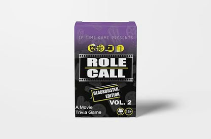 CP TIME Role Call: Blackbuster Edition - Movie Trivia Game for Adults, Black Culture Games, Family Fun, Great for Family Game Nights! (Volume 2)