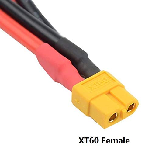 FLY RC 2pcs XT60 Parallel Battery Connector Cable Extension