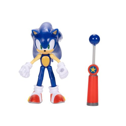 Sonic the Hedgehog 4-inch Sonic Action Figure with Blue Checkpoint Accessory. Ages 3+ (Officially licensed by Sega)